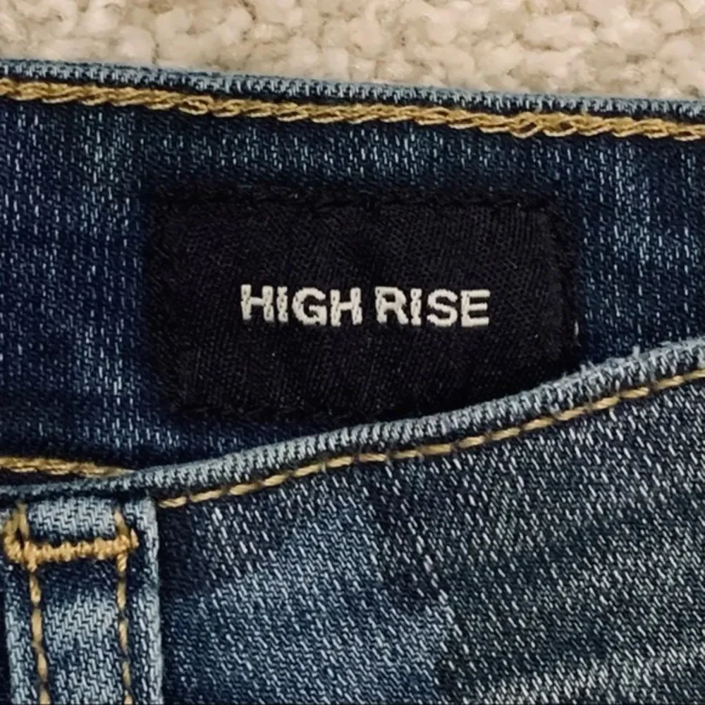 Unionbay High Rise Blue Camo Skinny Jeans 9 - Picture 13 of 16